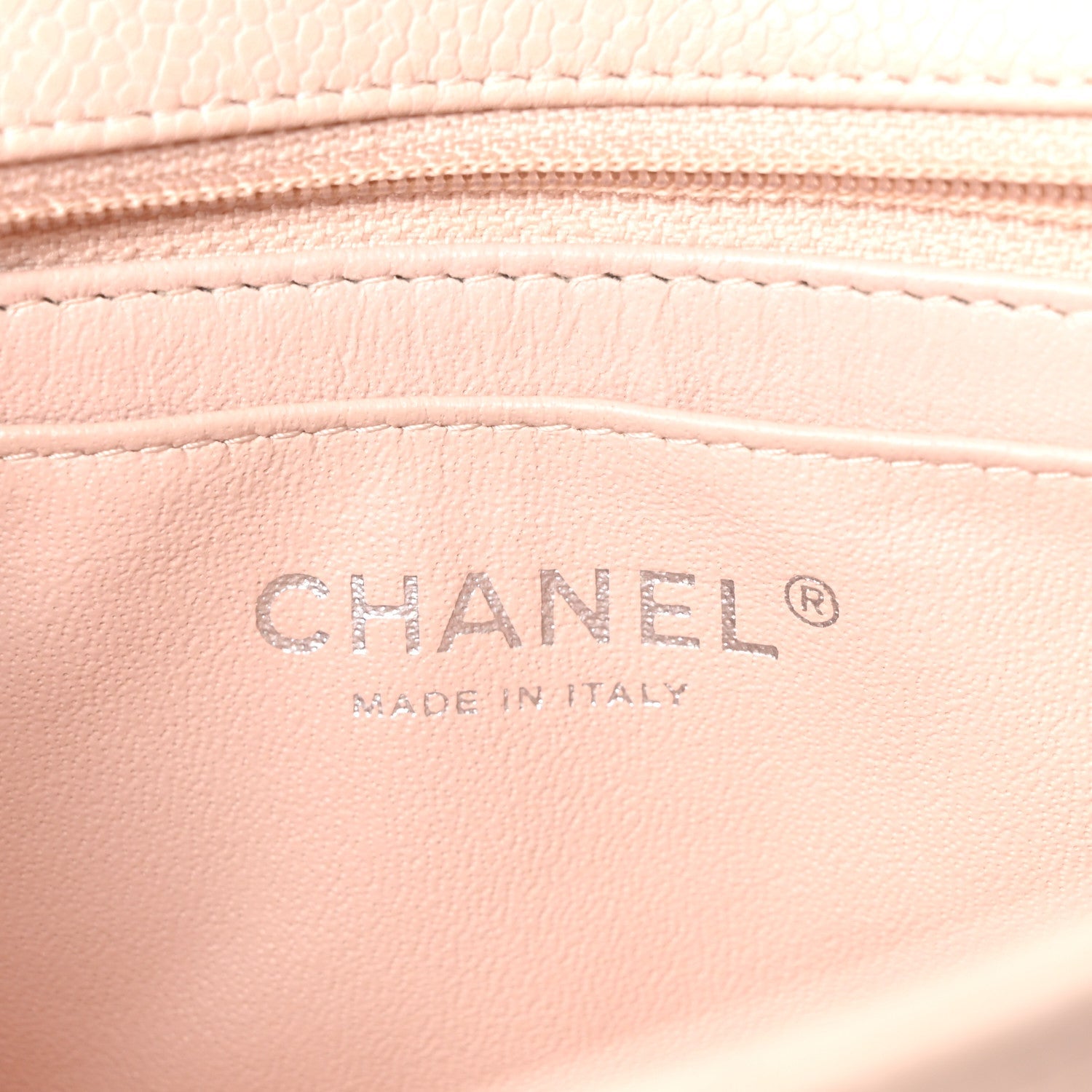 Chanel Caviar Quilted Mini Rectangular Flap Light Pink