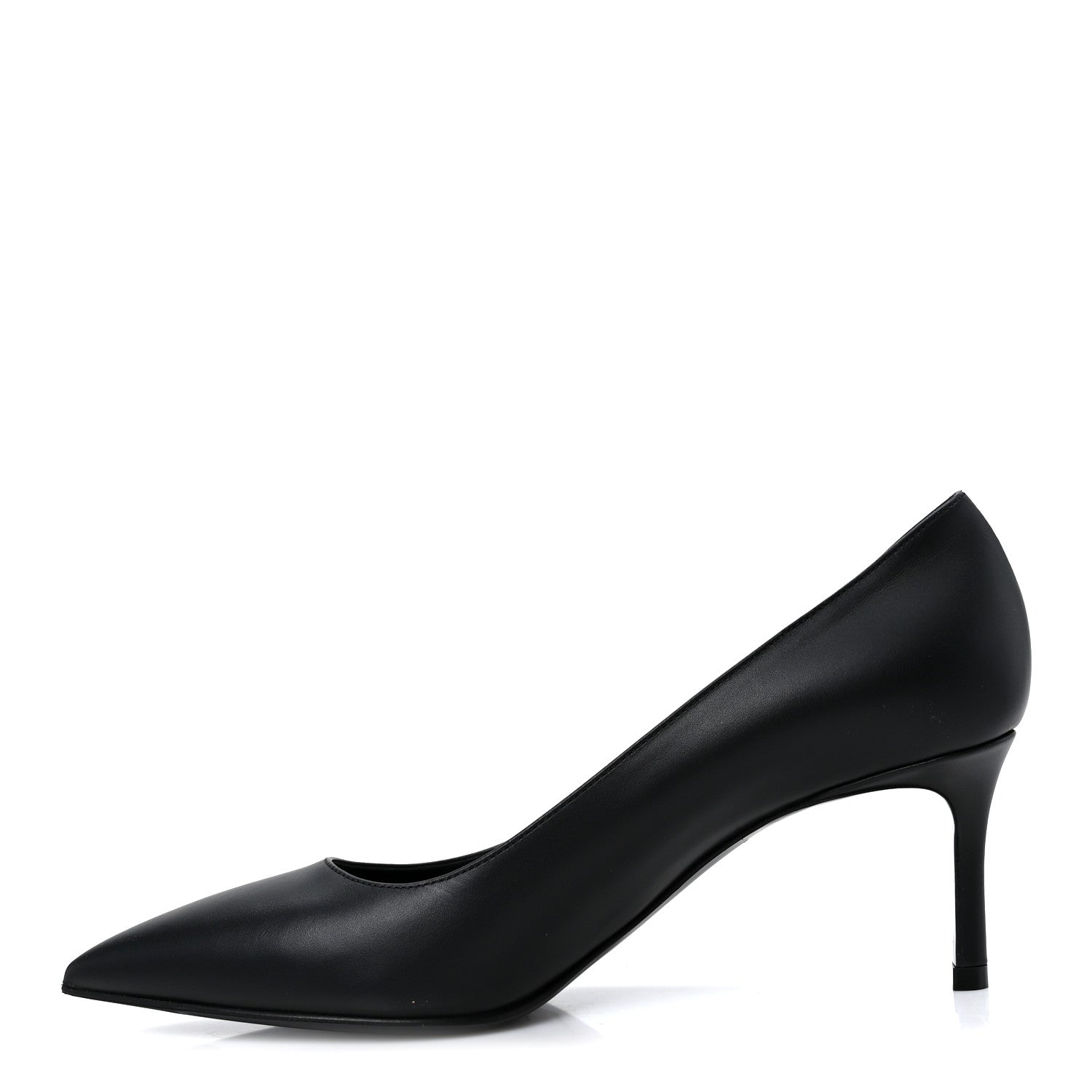 Louis Vuitton Calfskin Cherie Pumps 37.5 Black