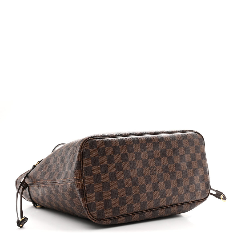 Louis Vuitton Damier Ebene Neo Neverfull MM Rose Ballerine