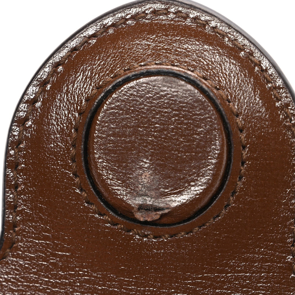 Gucci GG Supreme Monogram Mini Horsebit 1955 Crossbody Bag Beige Brown Sugar