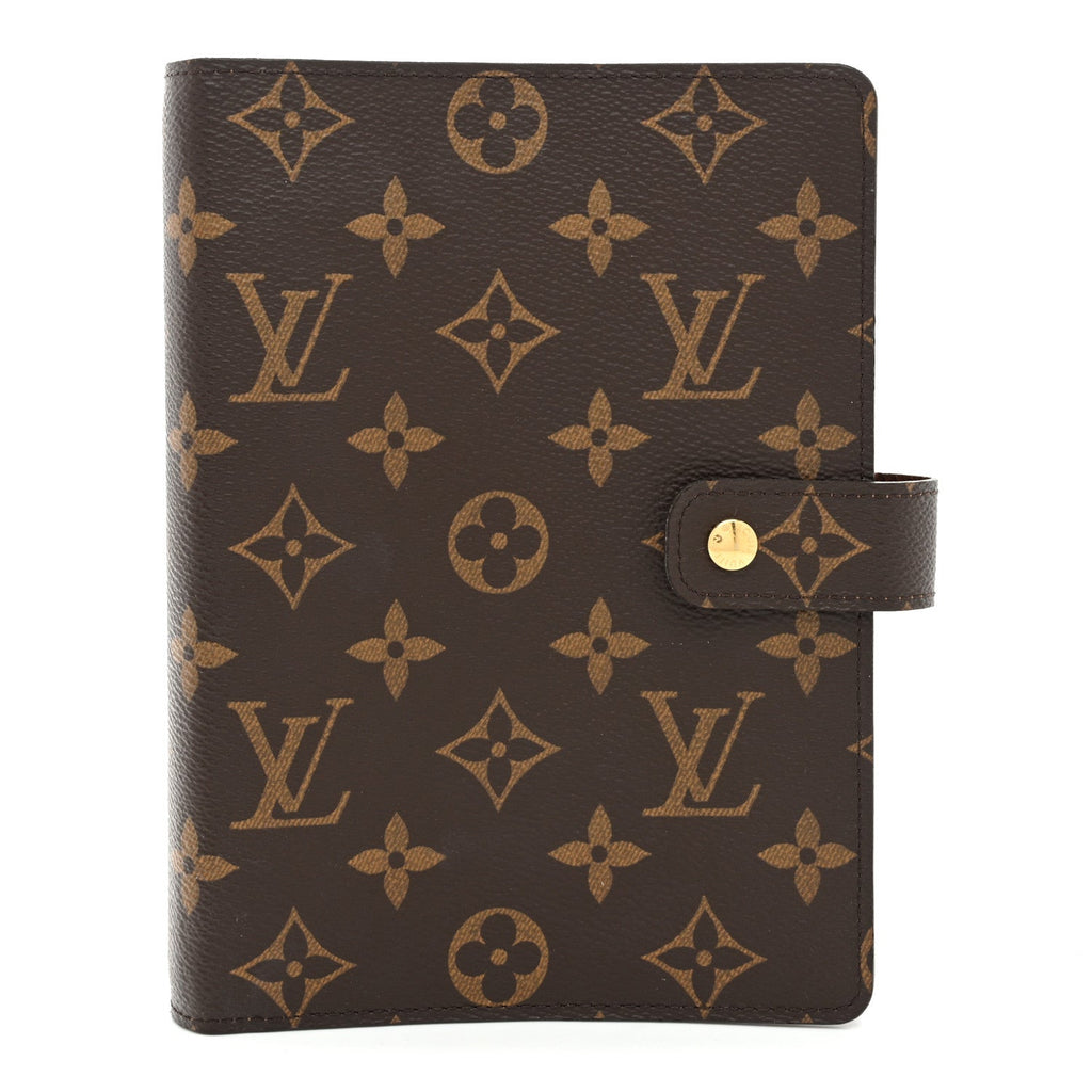 Louis Vuitton Monogram Medium Ring Agenda Cover