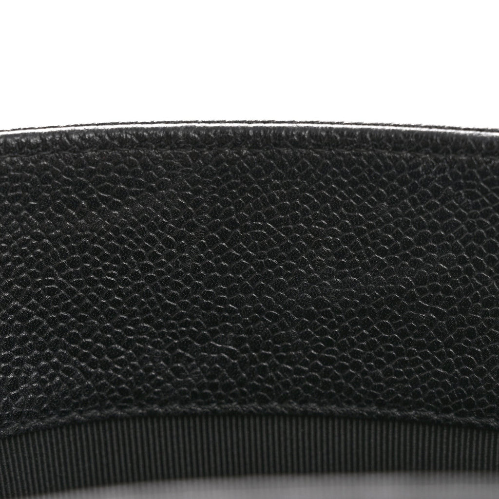 Chanel Caviar Shoulder Bag Black