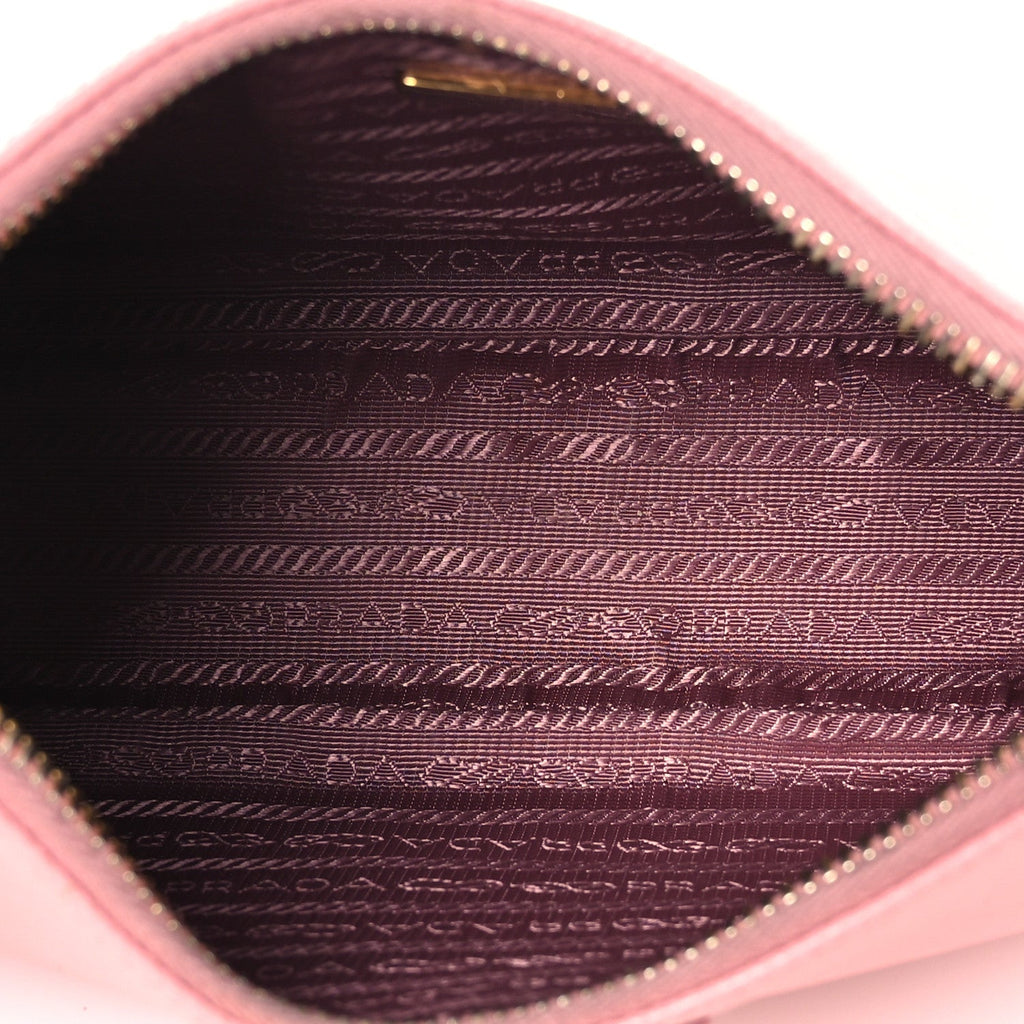 Prada Saffiano Lux Re-Edition 2005 Shoulder Bag Petalo