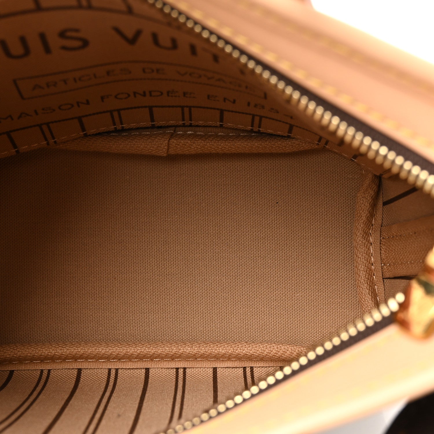 Louis Vuitton Monogram Neverfull BB Beige