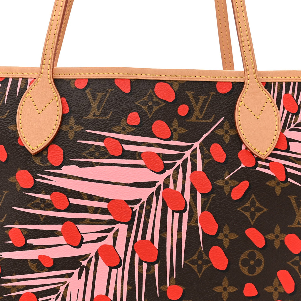 Louis Vuitton Monogram Jungle Dots Neo Neverfull MM Sugar Pink Poppy