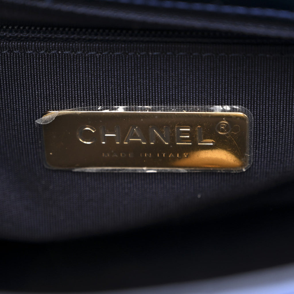 Chanel Satin Quilted Medium Chanel 19 Flap Blue