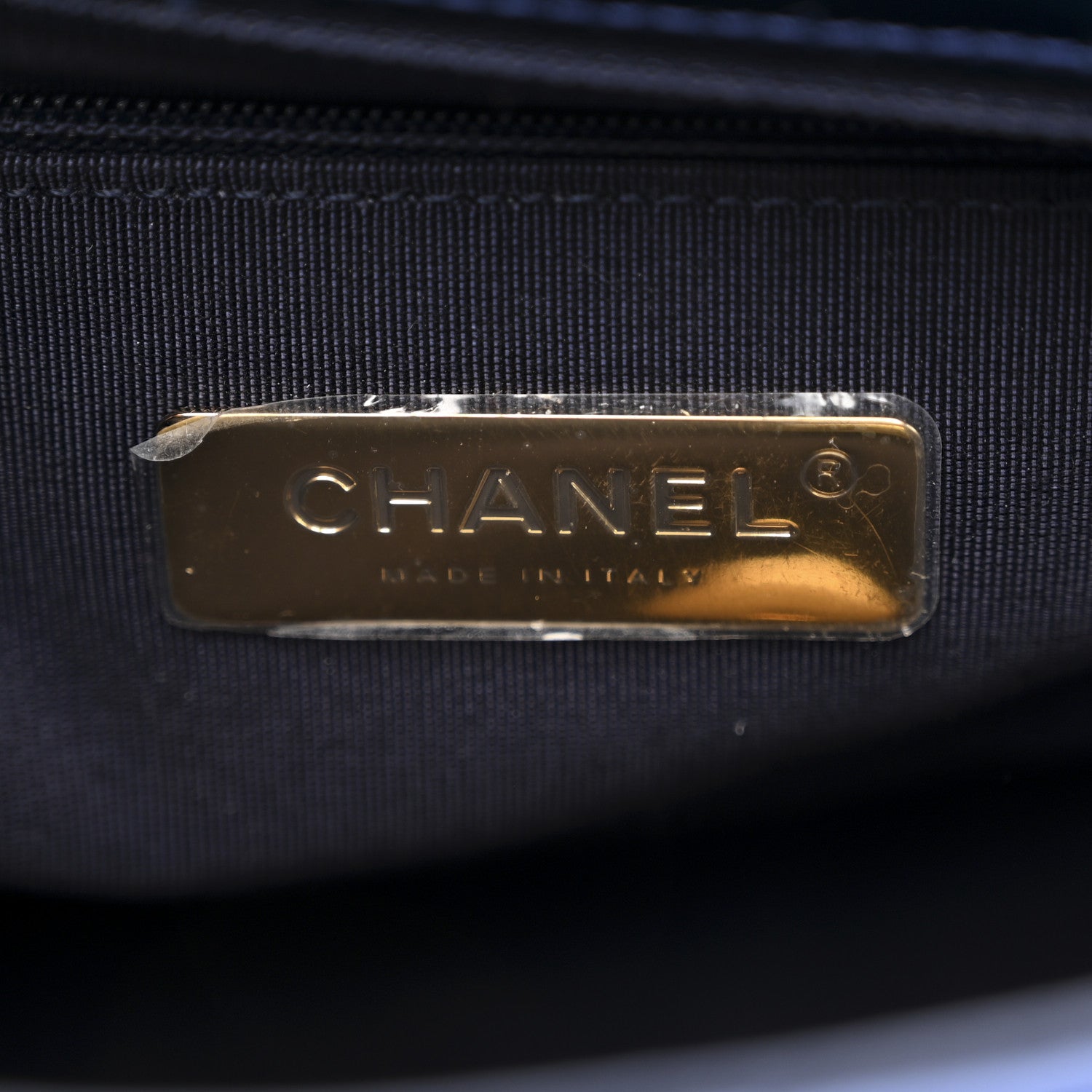 Chanel Satin Quilted Medium Chanel 19 Flap Blue