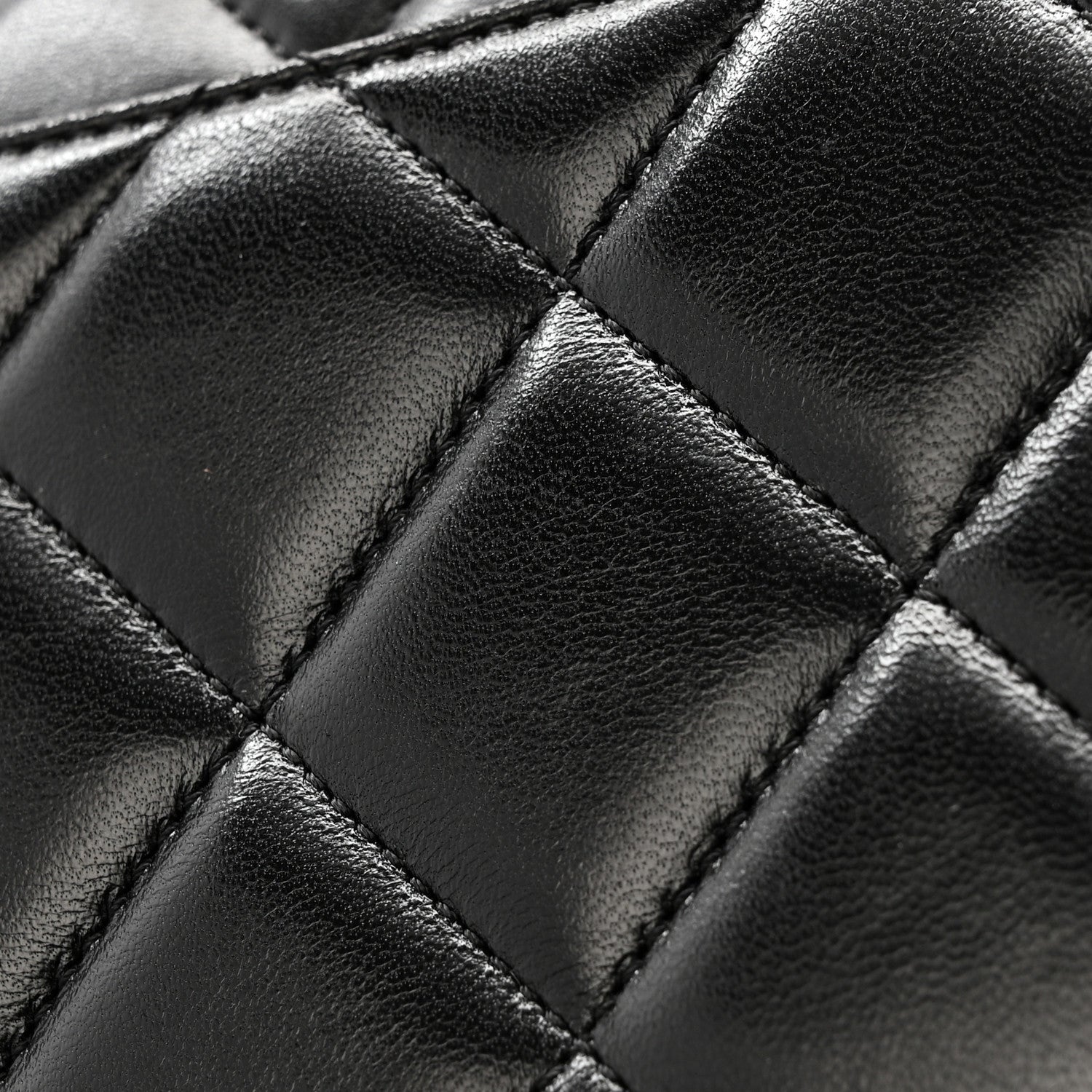 Chanel Lambskin Quilted Medium Trendy CC Flap Dual Handle Bag Black