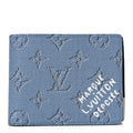 Louis Vuitton Monogram Heritage Multiple Wallet Blue