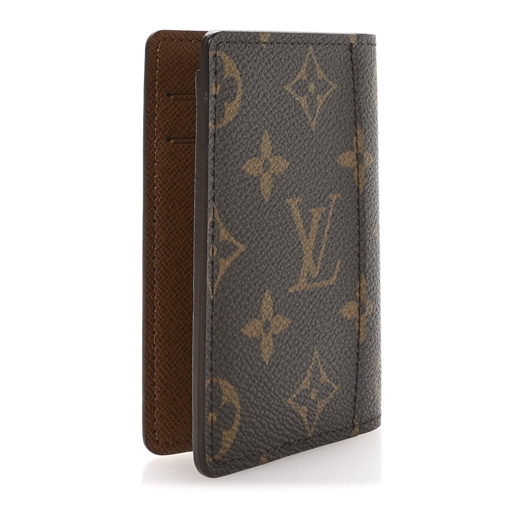 Louis Vuitton Monogram Porte-Cartes Pass Vertical Card Holder