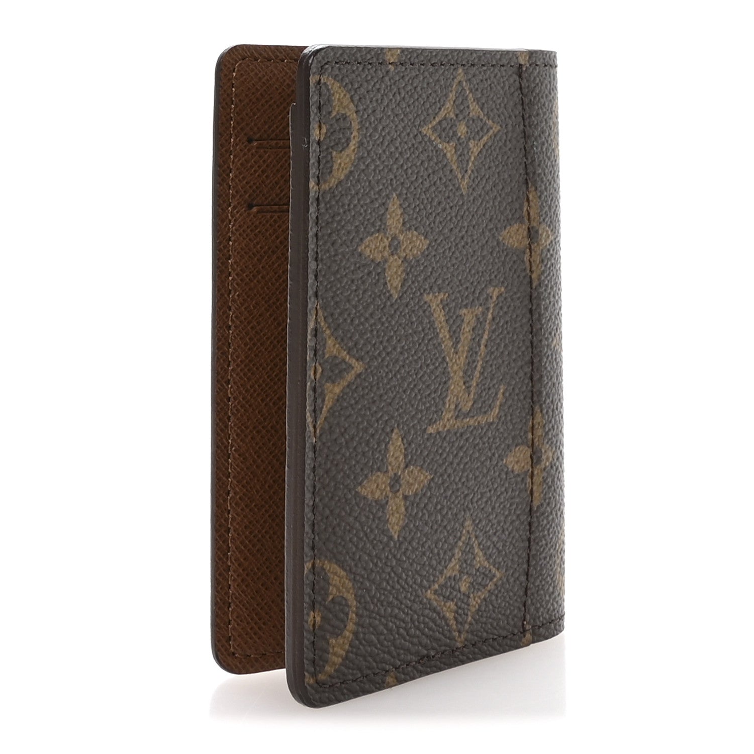Louis Vuitton Monogram Porte-Cartes Pass Vertical Card Holder