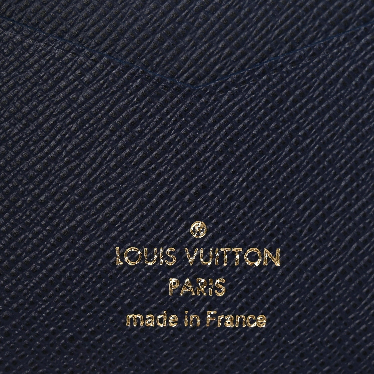 Louis Vuitton Monogram Bleach Pocket Organizer Ink Blue