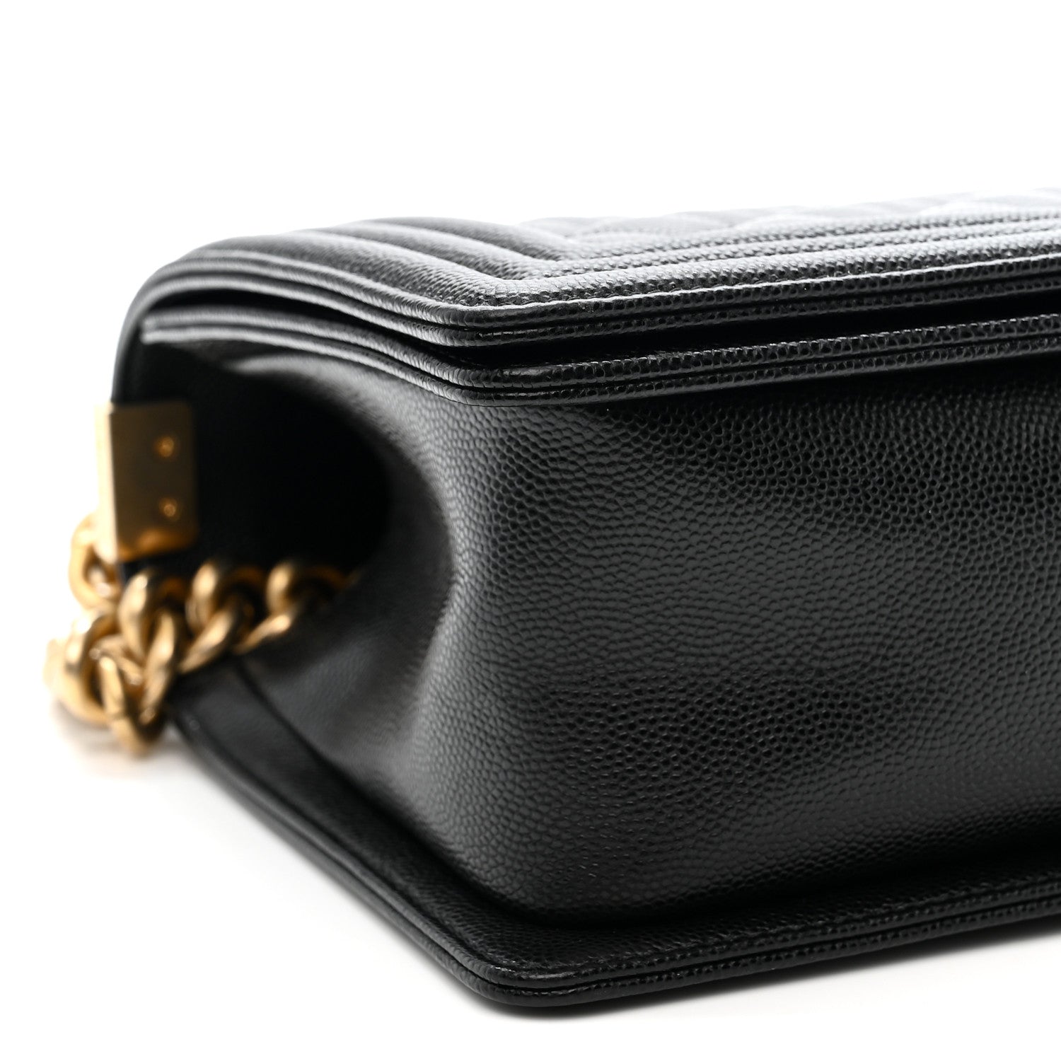 Chanel Caviar Quilted Medium Boy Flap Black