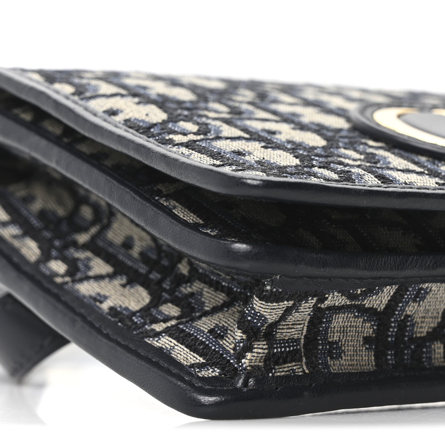 Christian Dior Oblique 30 Montaigne 2-In-1 Pouch Blue