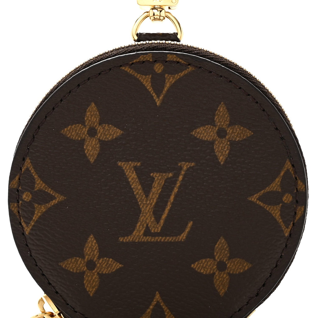 Louis Vuitton Monogram Multi Pochette Accessories Round Coin Purse
