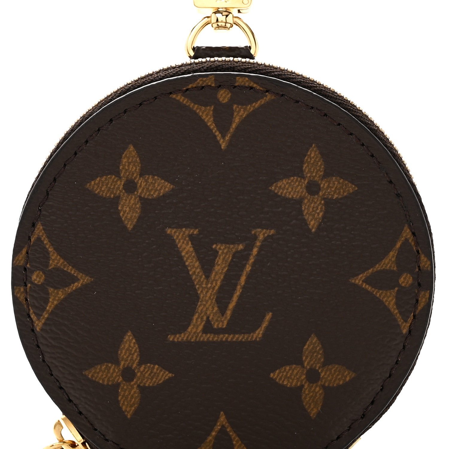 Louis Vuitton Monogram Multi Pochette Accessories Round Coin Purse