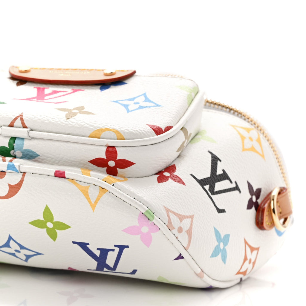 Louis Vuitton LV X TM Monogram Multicolor Mini Bumbag White