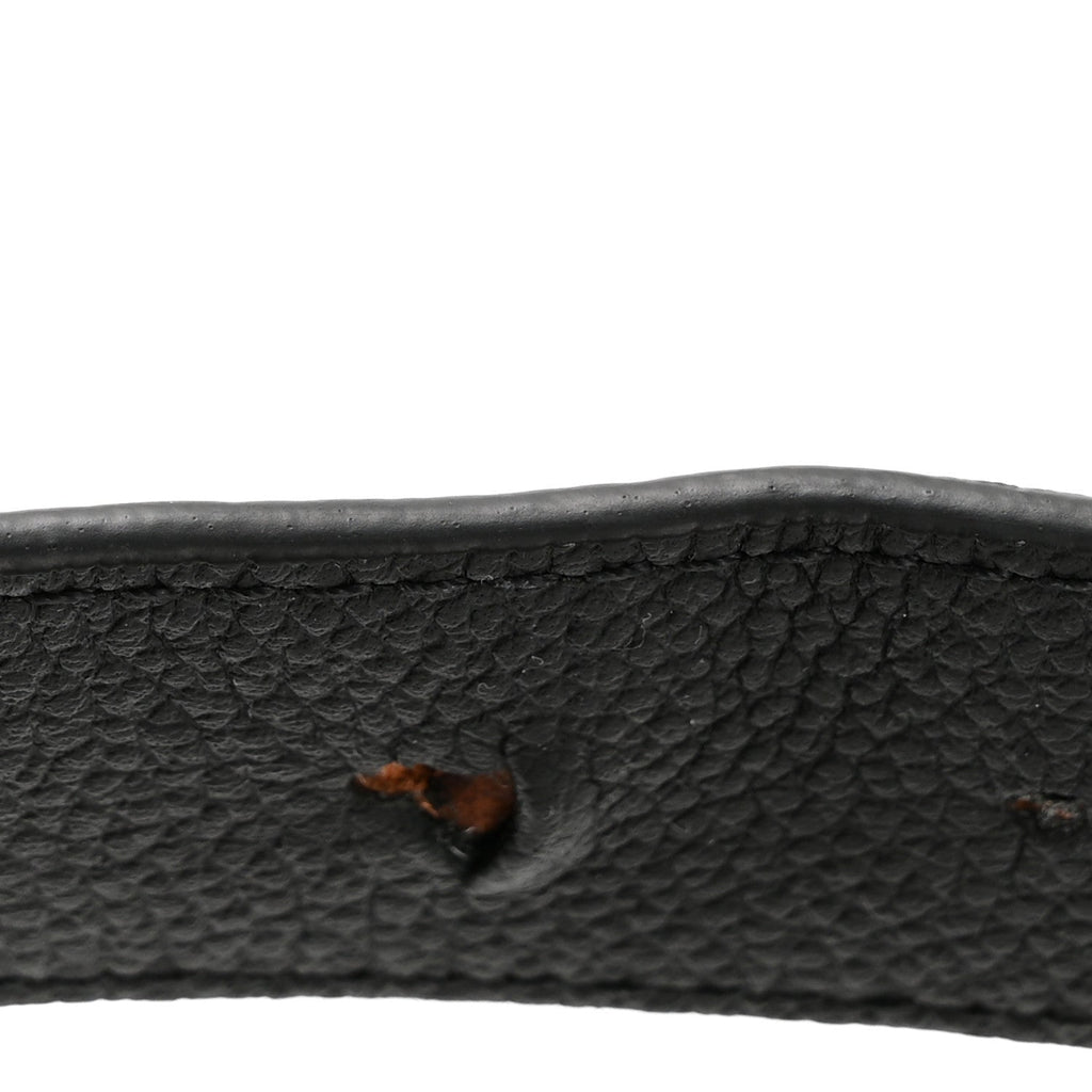 Louis Vuitton Calfskin Monogram 30mm LV Initiales Reversible Belt 100 40 Black