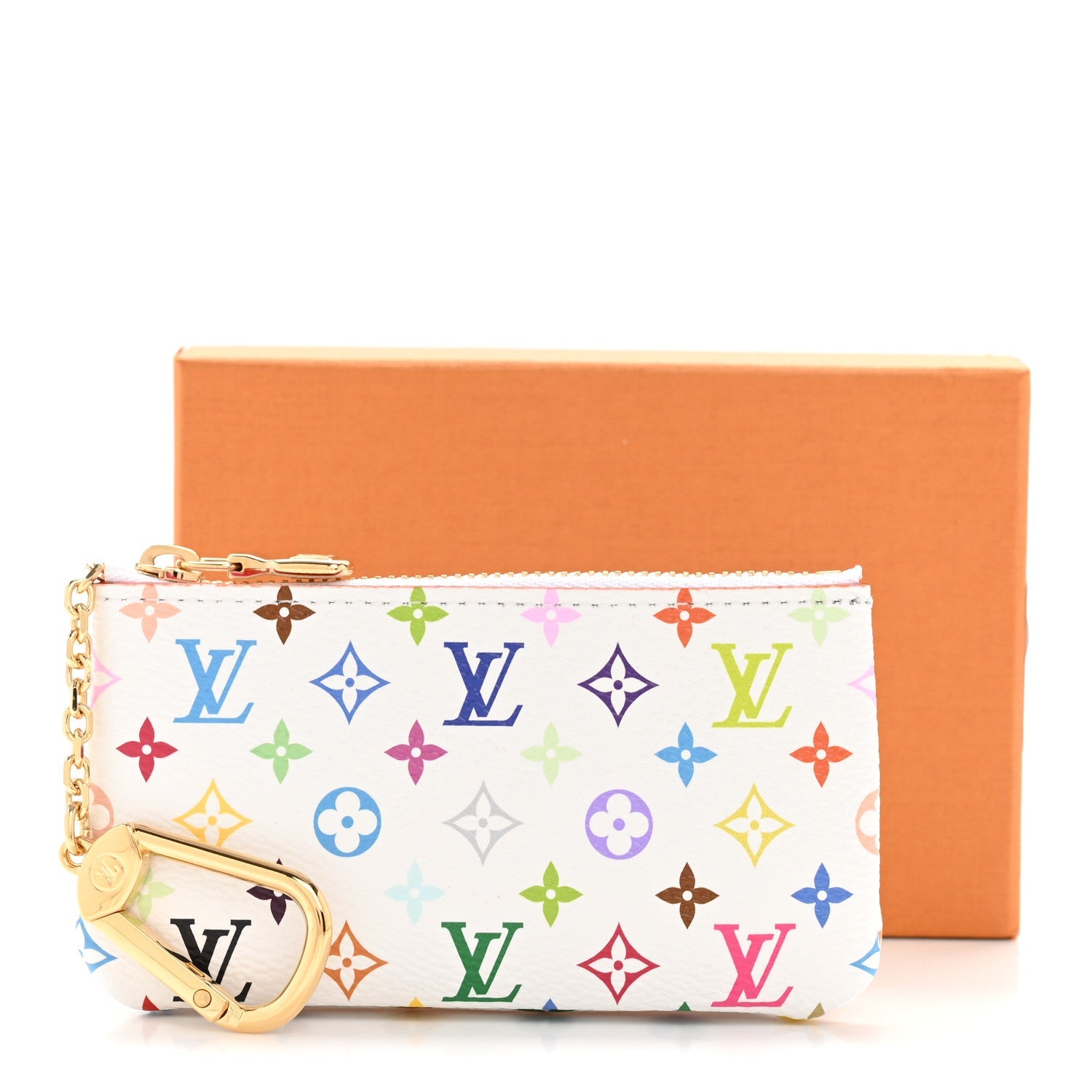 Louis Vuitton LV X TM Monogram Multicolor Key Pouch White
