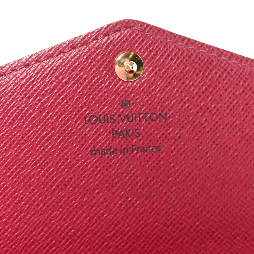 Louis Vuitton Monogram Sarah Wallet NM Fuchsia
