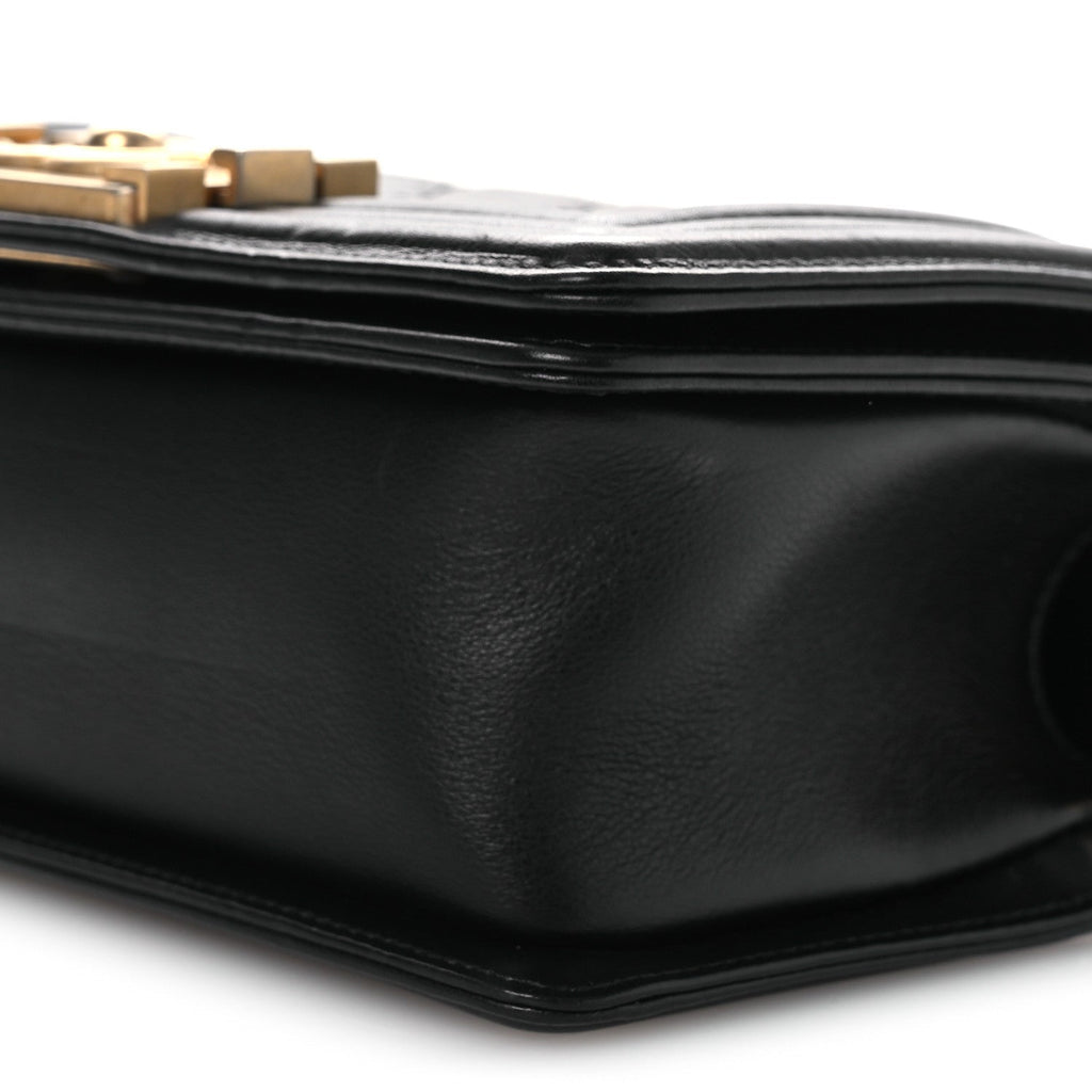 Chanel Lambskin Quilted Small Boy Flap Black