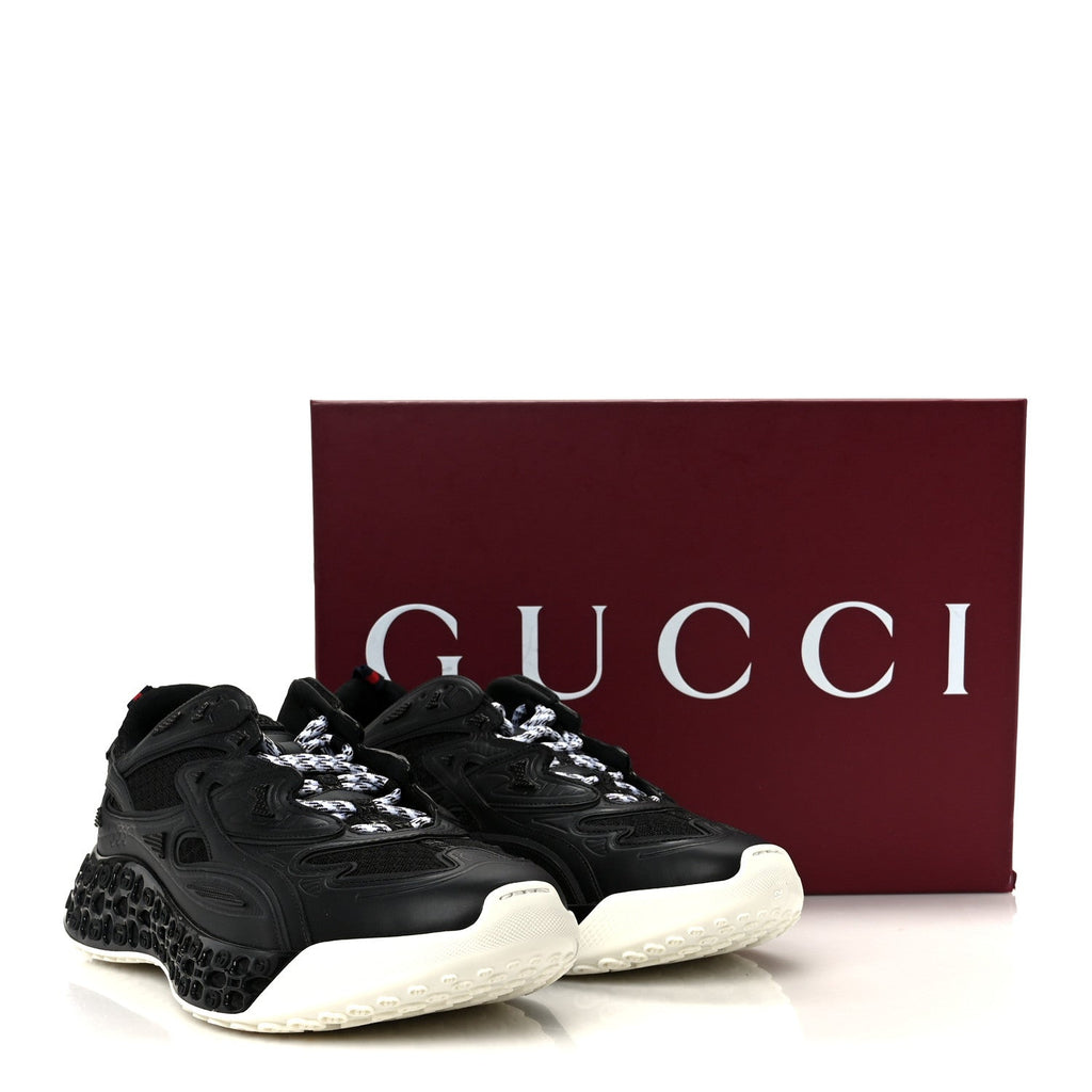 Gucci Demetra Mesh Cub3d Mens Sneakers 12 Black