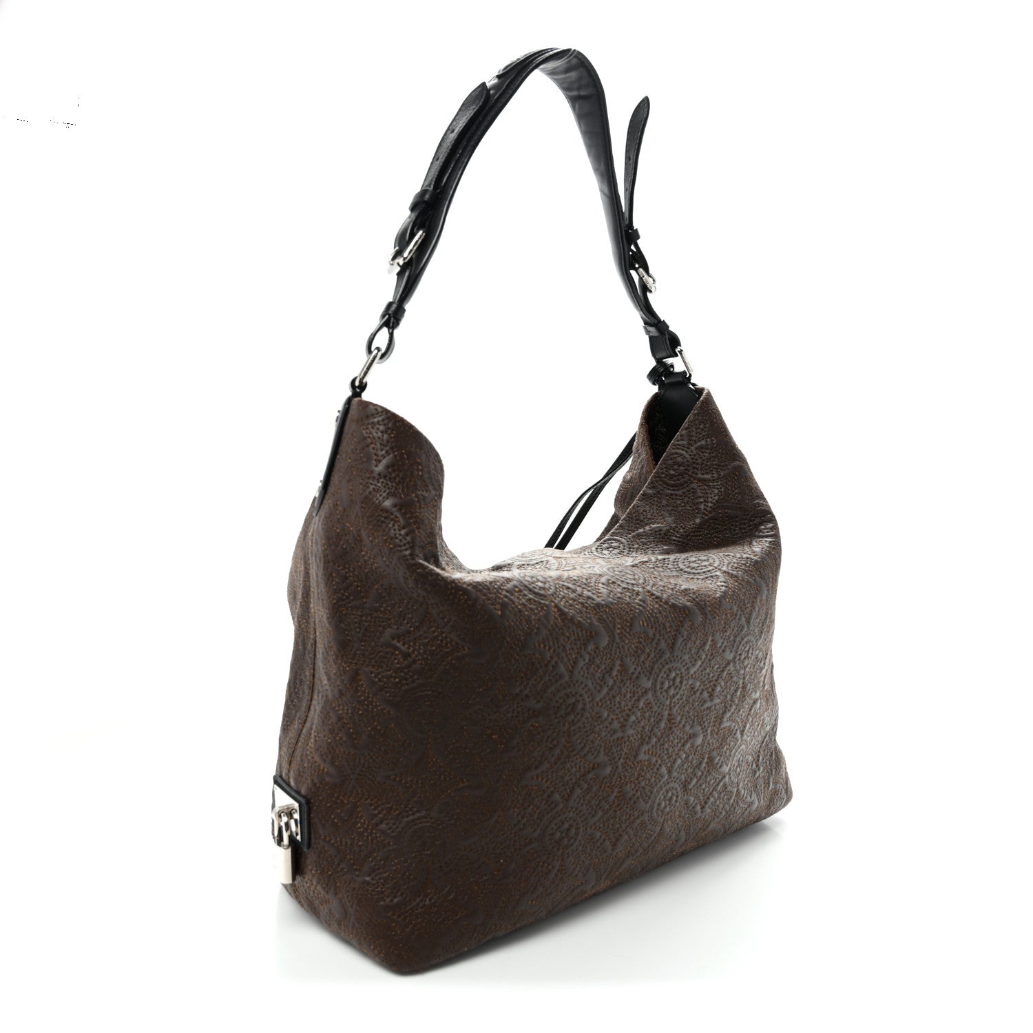 Louis Vuitton Monogram Lambskin Antheia Hobo PM Chocolat