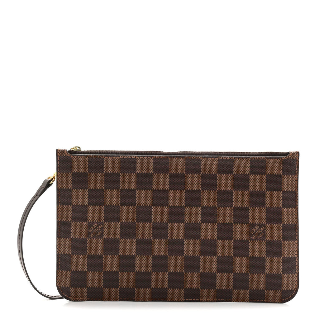 Louis Vuitton Damier Ebene Neverfull MM GM Pochette