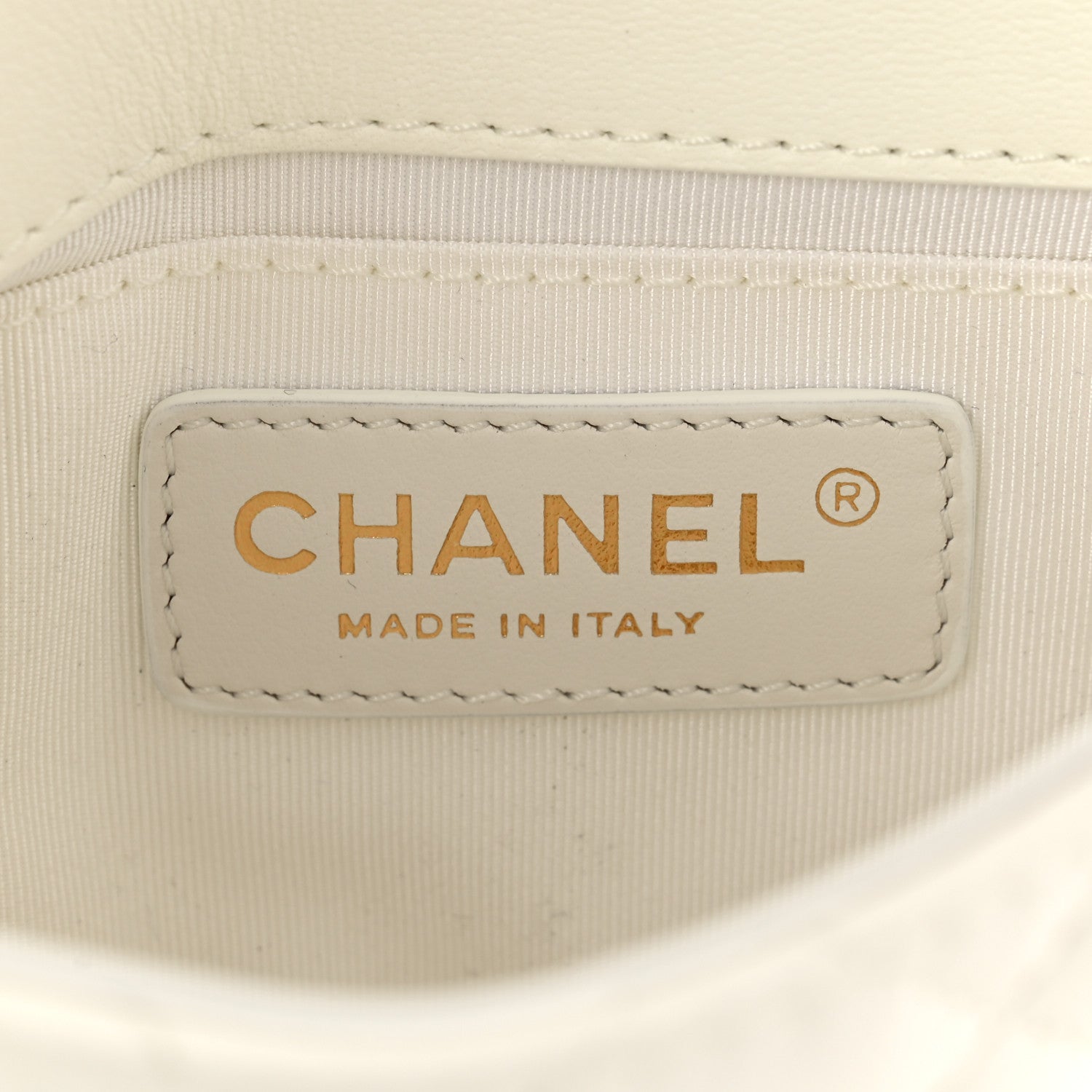 Chanel Lambskin Quilted Side Packs White