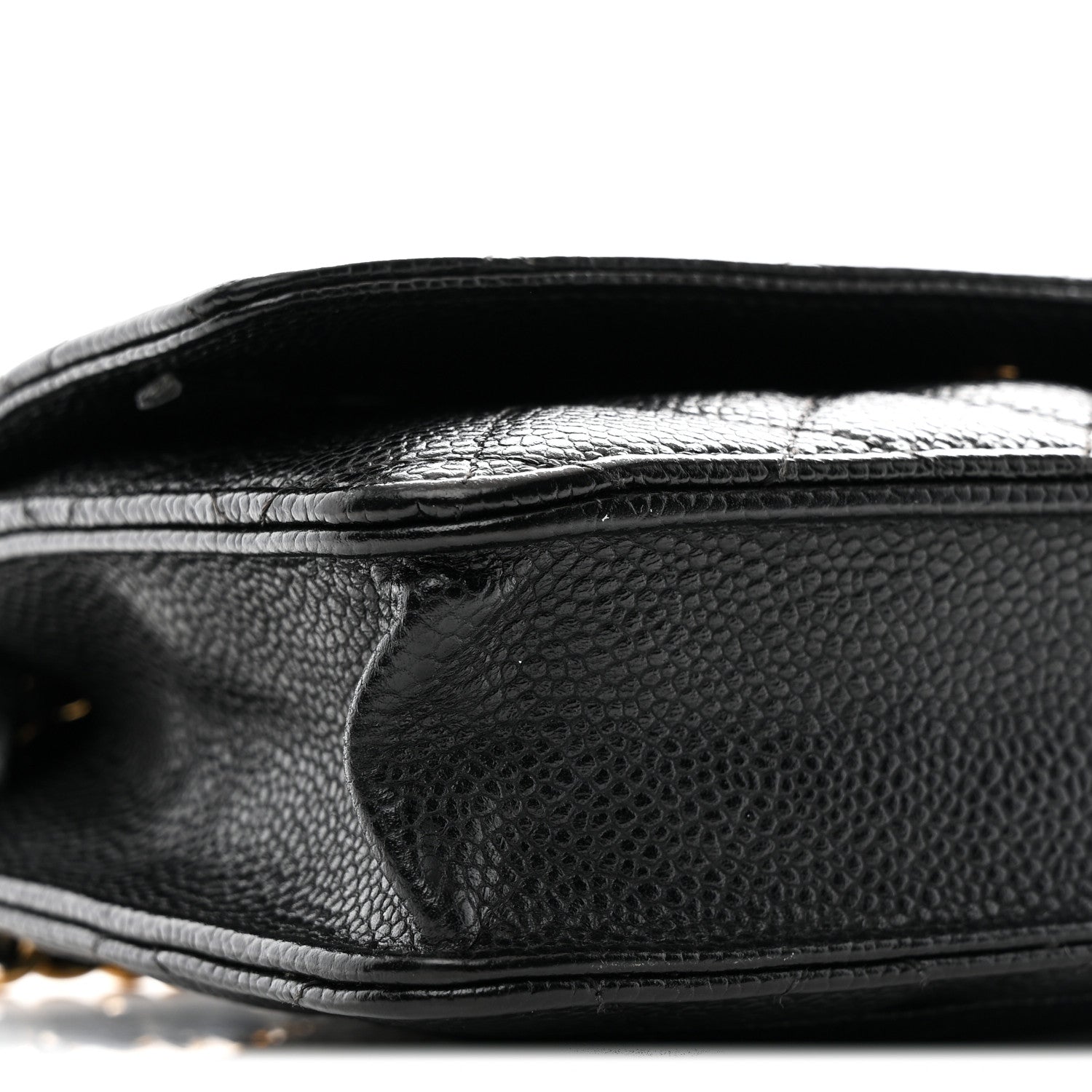 Chanel Caviar Quilted Wallet on Chain WOC Black