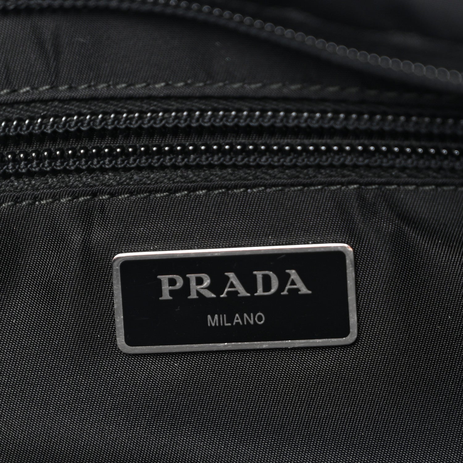 Prada Tessuto Nylon Montagna Belt Bag Black