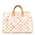 Louis Vuitton Watercolor Aquarelle Speedy 35 White