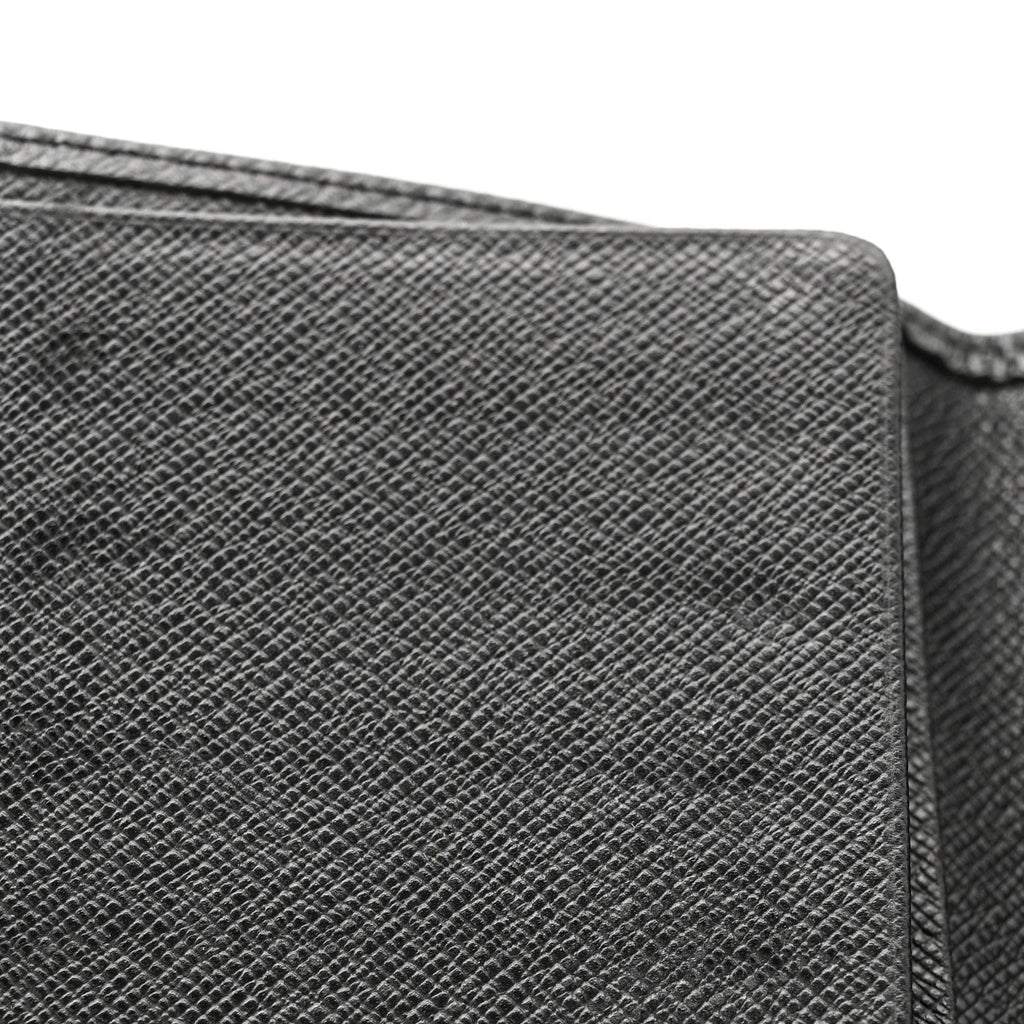 Louis Vuitton Taiga Brazza Wallet Black