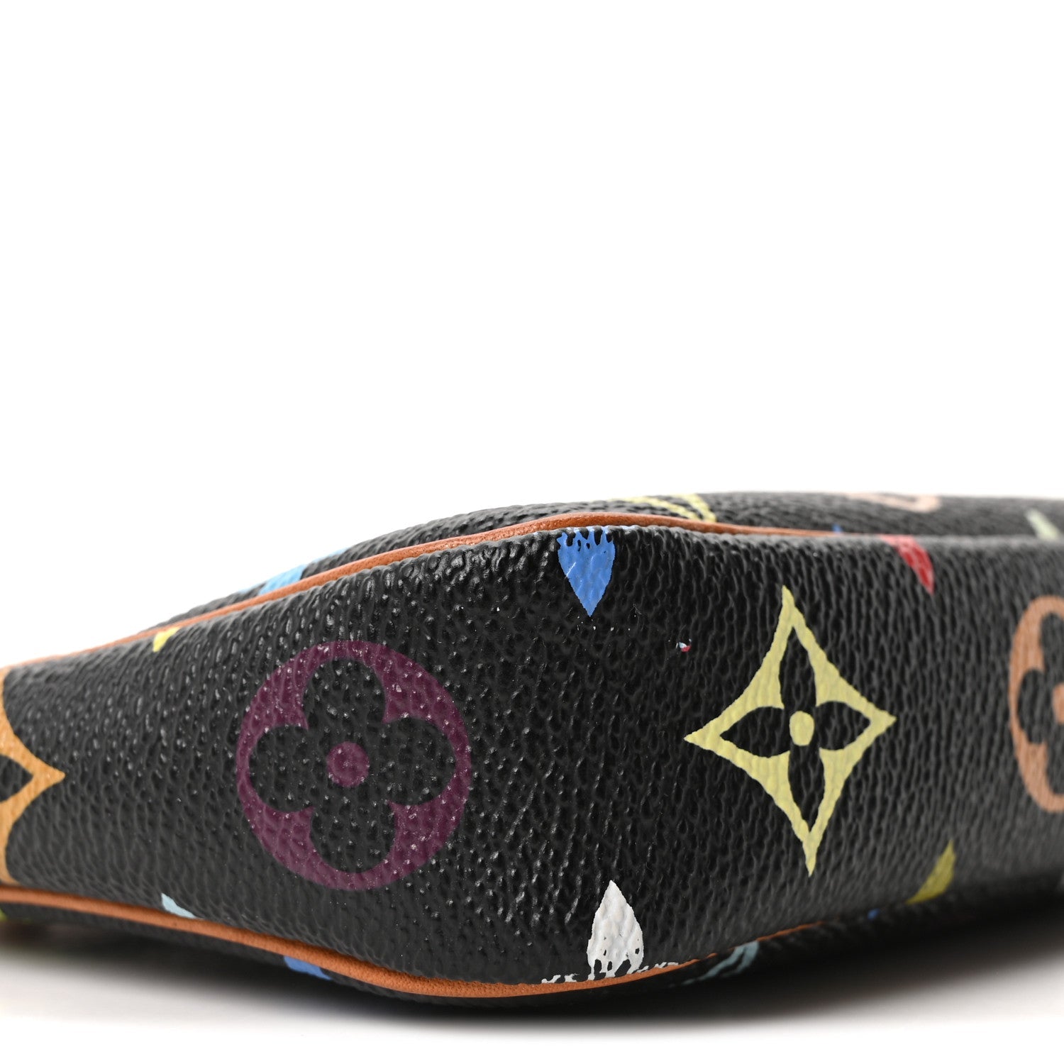 Louis Vuitton Monogram Multicolor Pochette Accessories Black