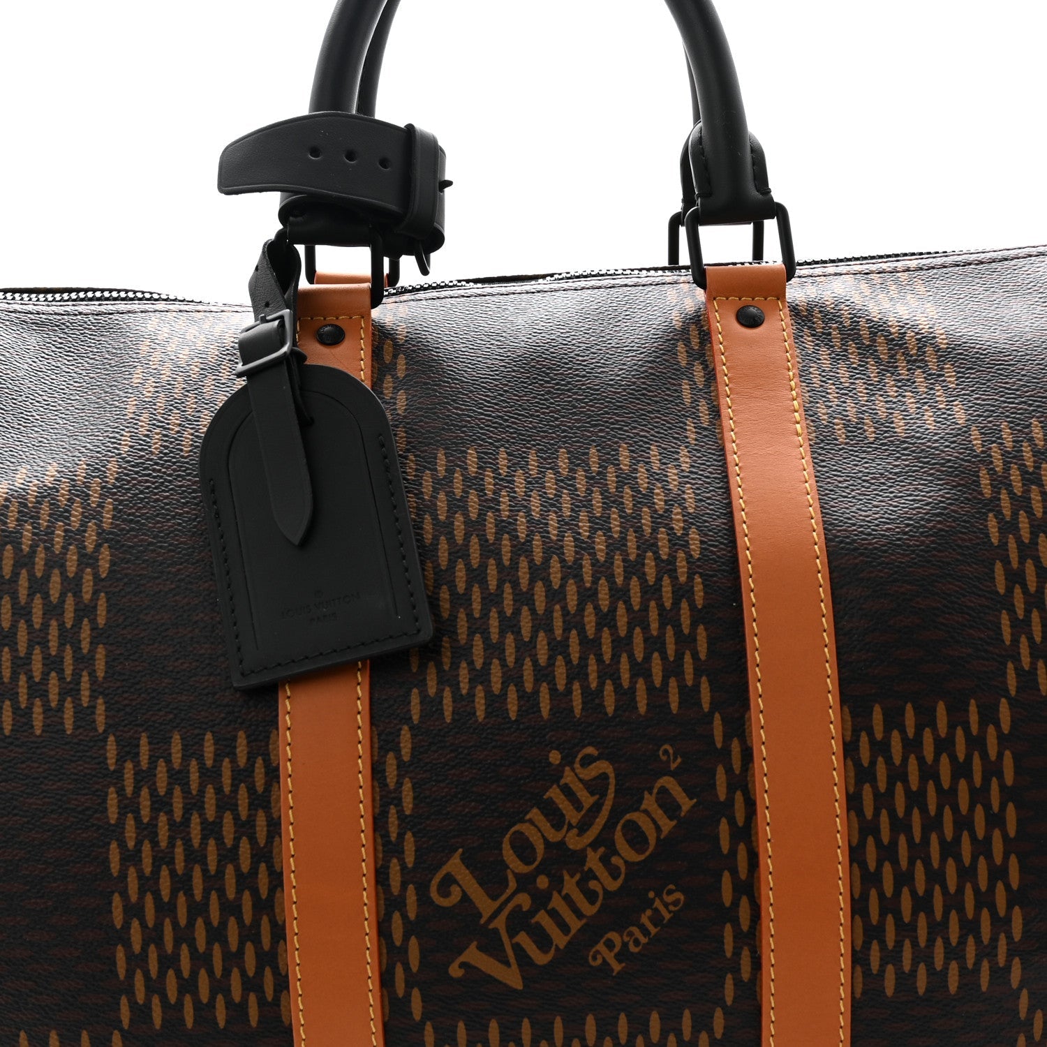 Louis Vuitton x Nigo Giant Damier Ebene Monogram Keepall Bandouliere 50