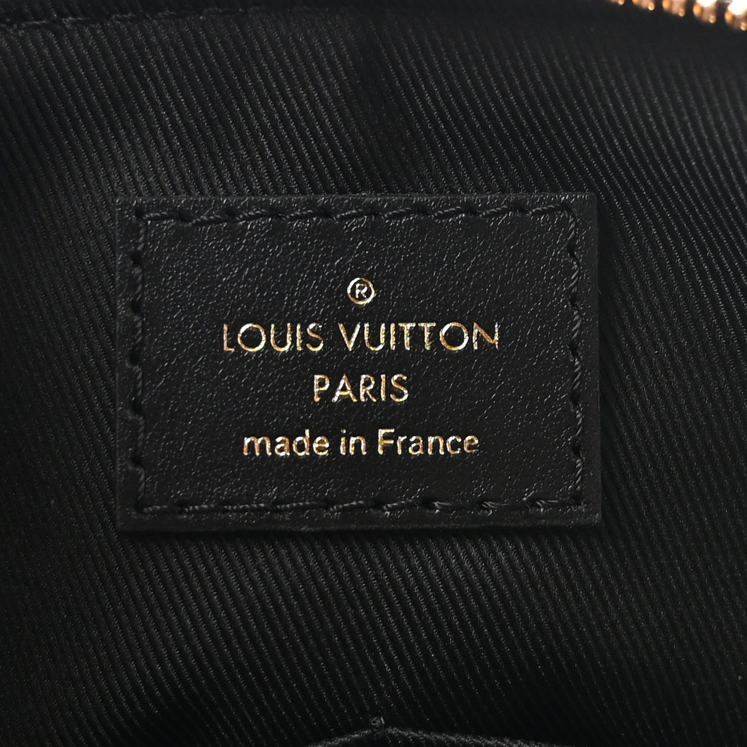 Louis Vuitton Damier Ebene Odeon Tote PM Black
