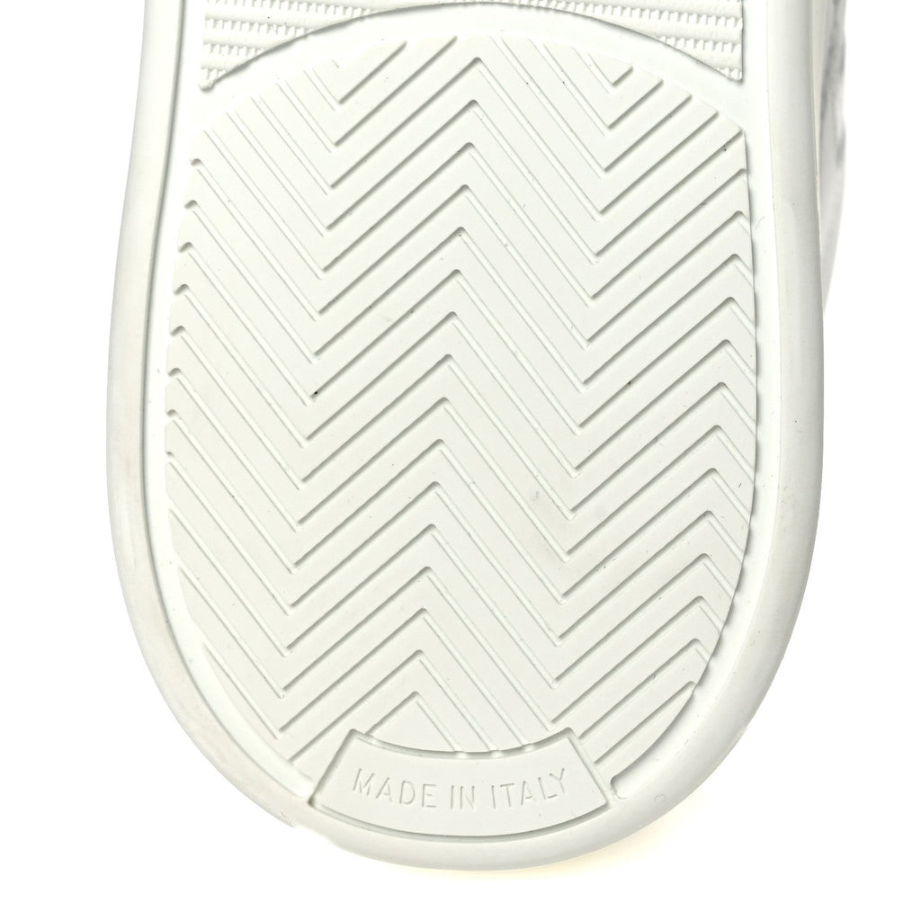 Calfskin CC High Top Sneaker 45 White