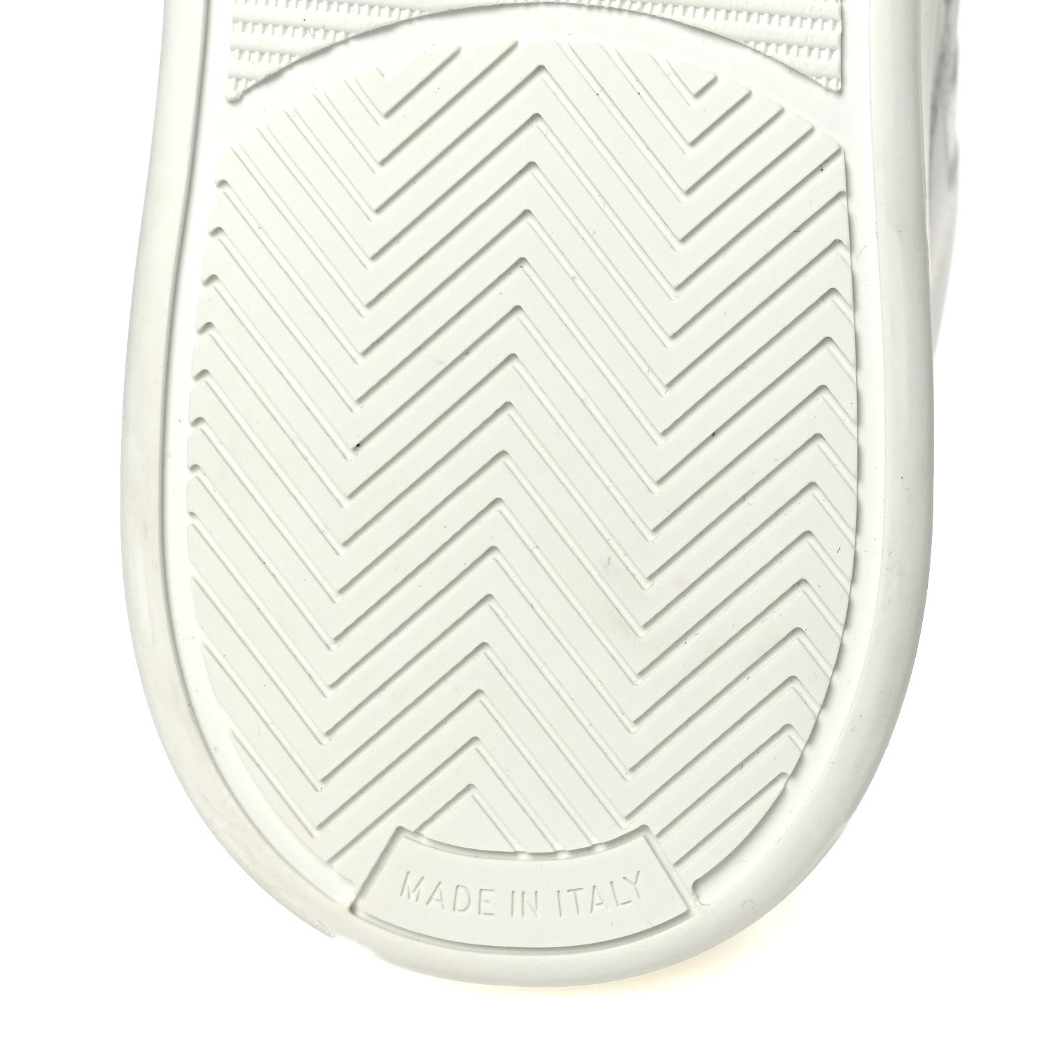 Calfskin CC High Top Sneaker 45 White
