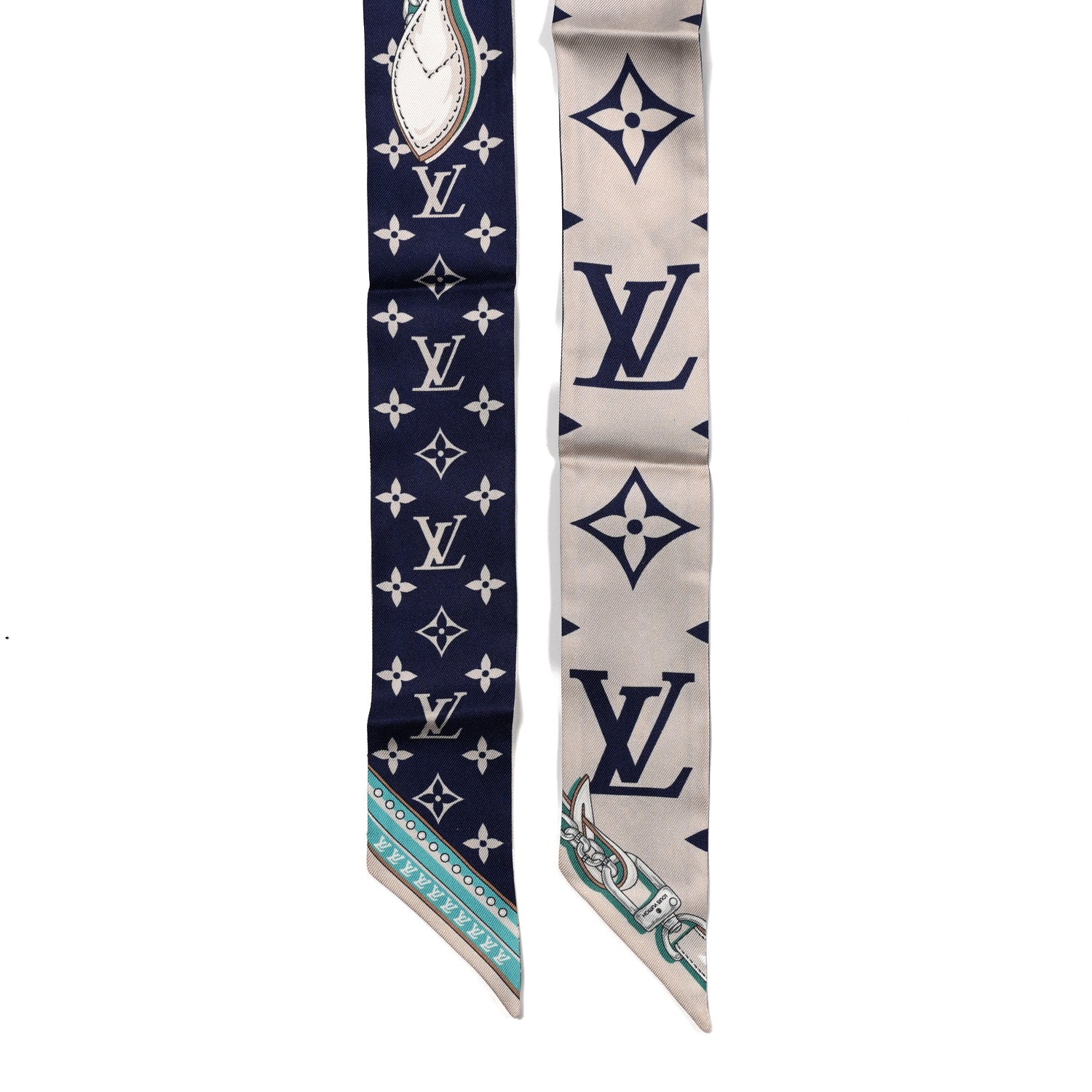 Louis Vuitton Silk Ultimate Monogram BB Bandeau Bleu Marine