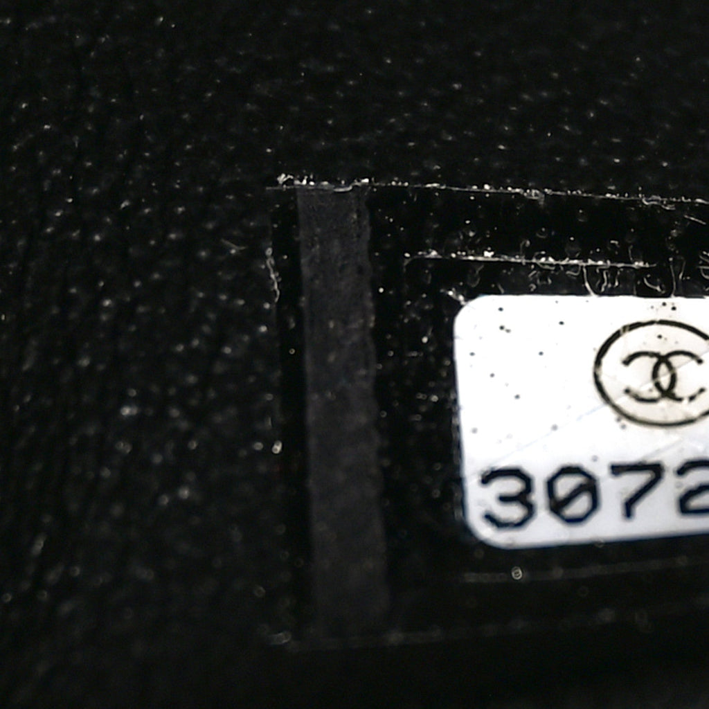 Chanel Lambskin Quilted Mini Rectangular Flap Black