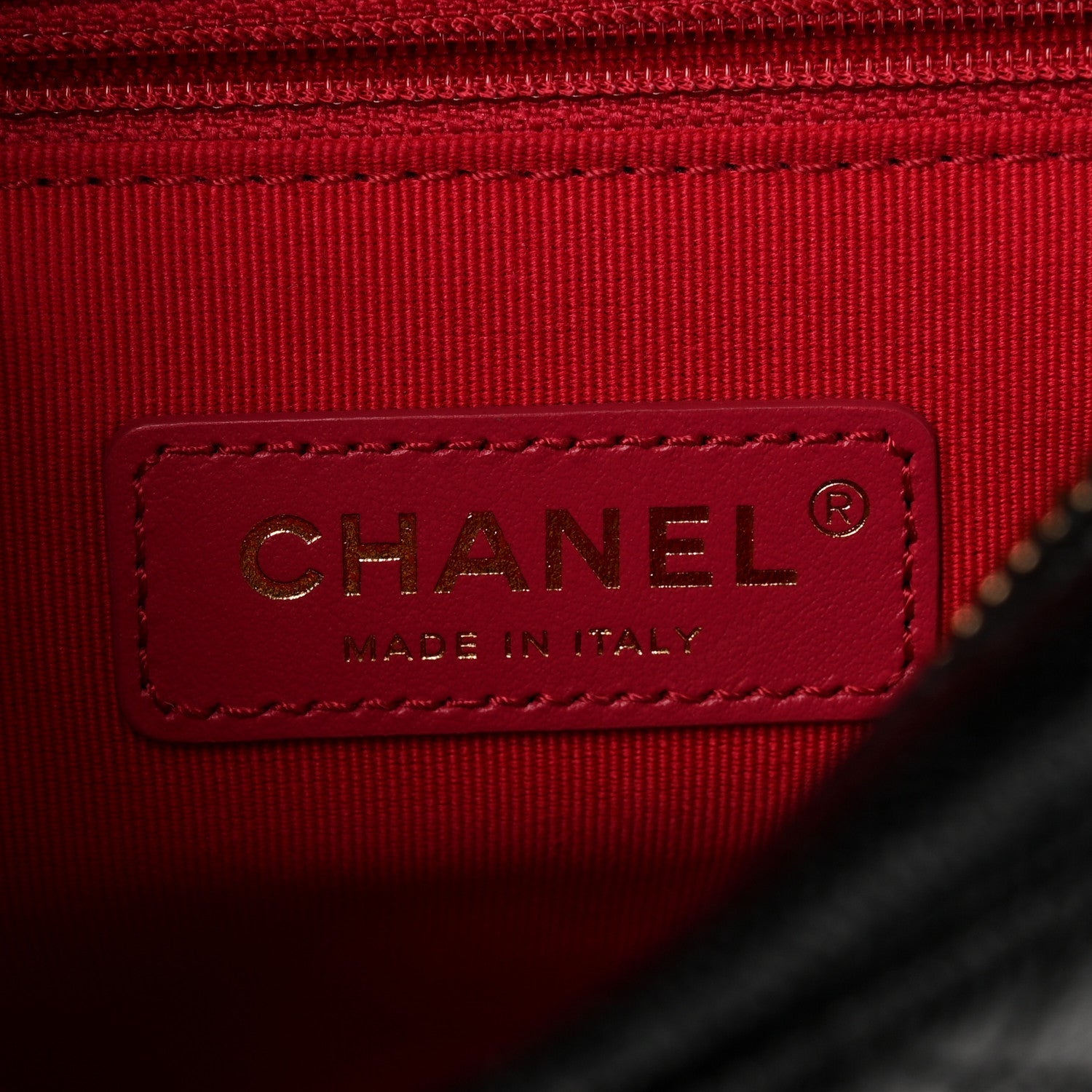Chanel Shiny Caviar Quilted Chain Melody Backpack Black
