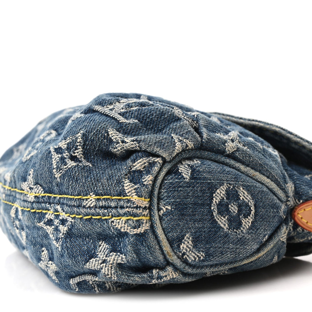 Louis Vuitton Monogram Denim Mini Pleaty Blue