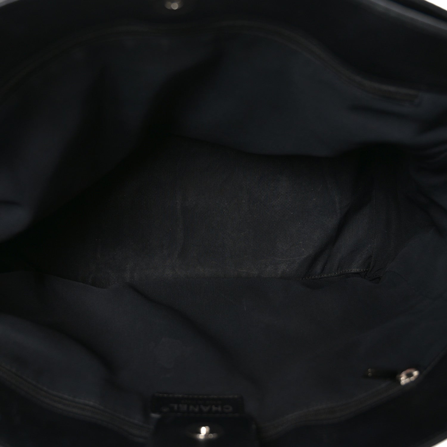 Chanel Calfskin Cerf Shopper Tote Black
