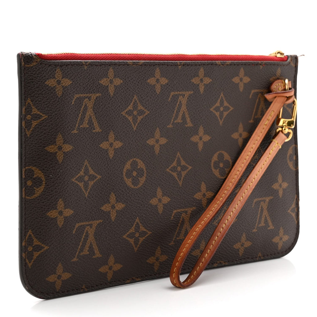Louis Vuitton Monogram Neverfull MM GM Pochette Cherry