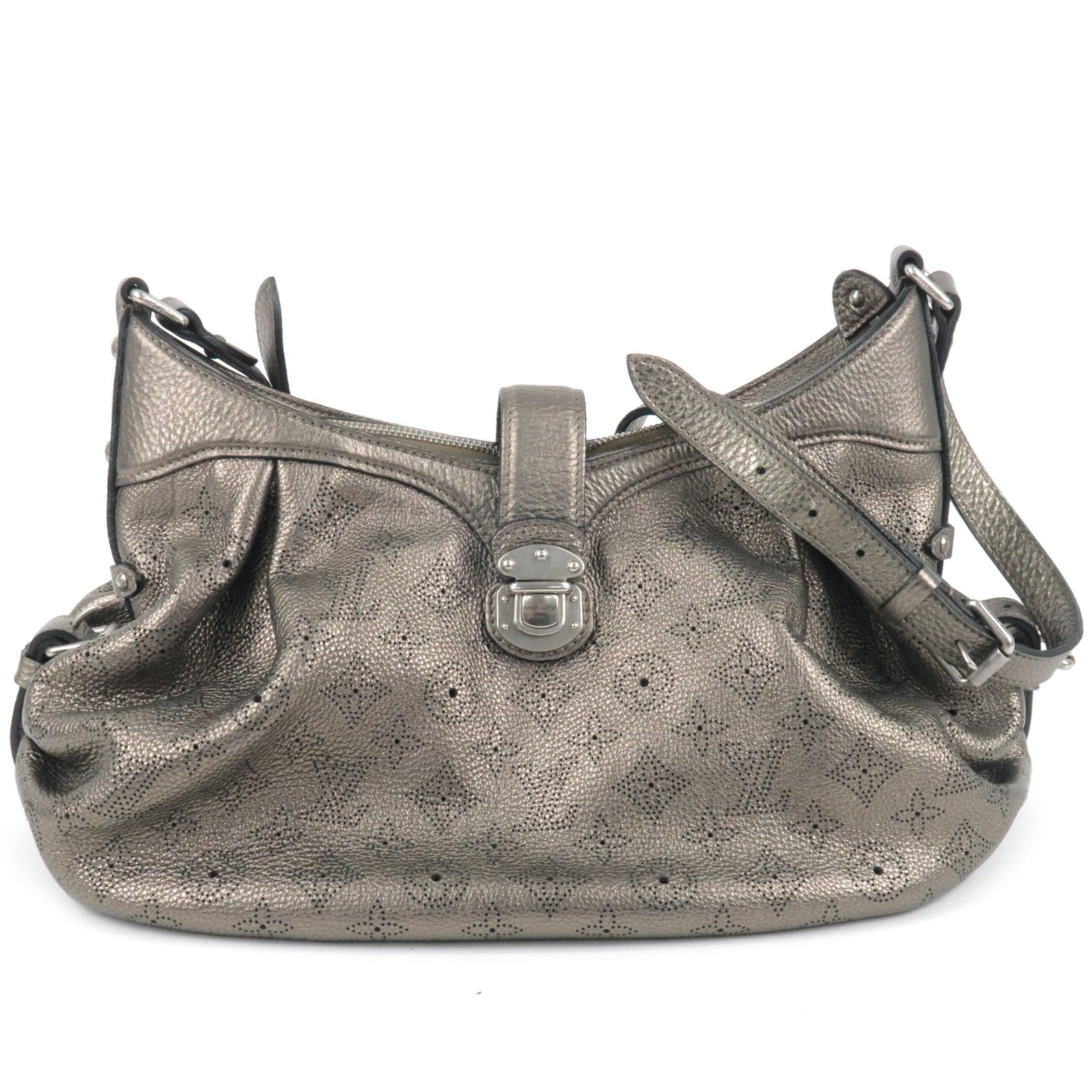Louis Vuitton Monogram Mahina XS Shoulder Bag Bronze M95717