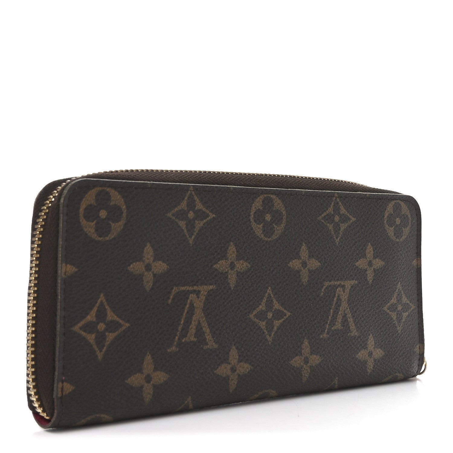 Louis Vuitton Monogram Clemence Wallet Fuchsia