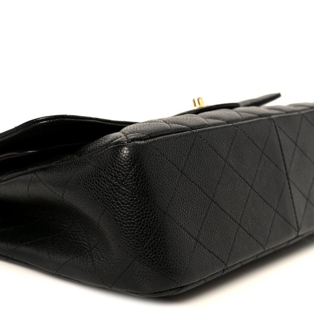 Chanel Caviar Quilted Jumbo Double Flap Black