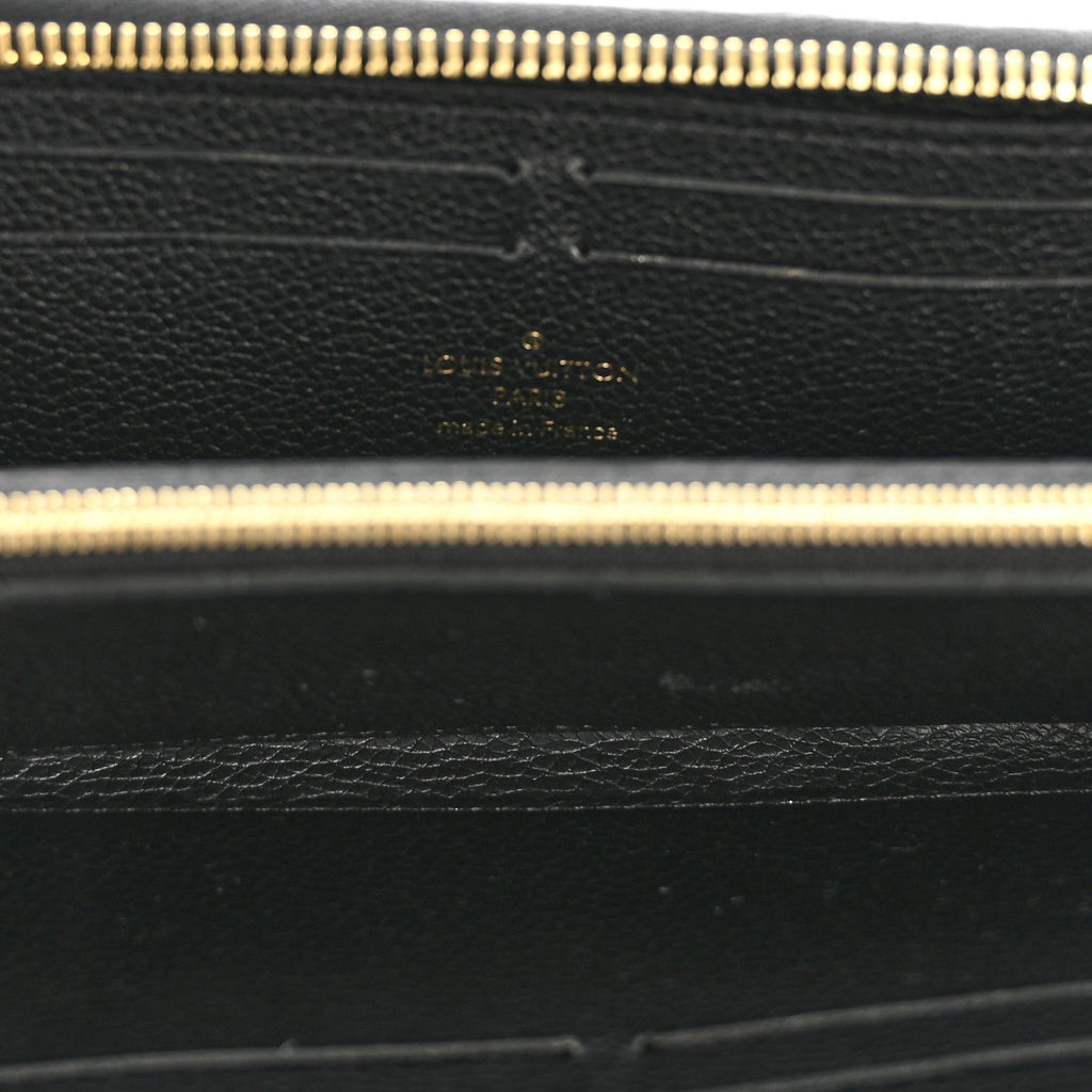 Louis Vuitton Empreinte Clemence Wallet Black