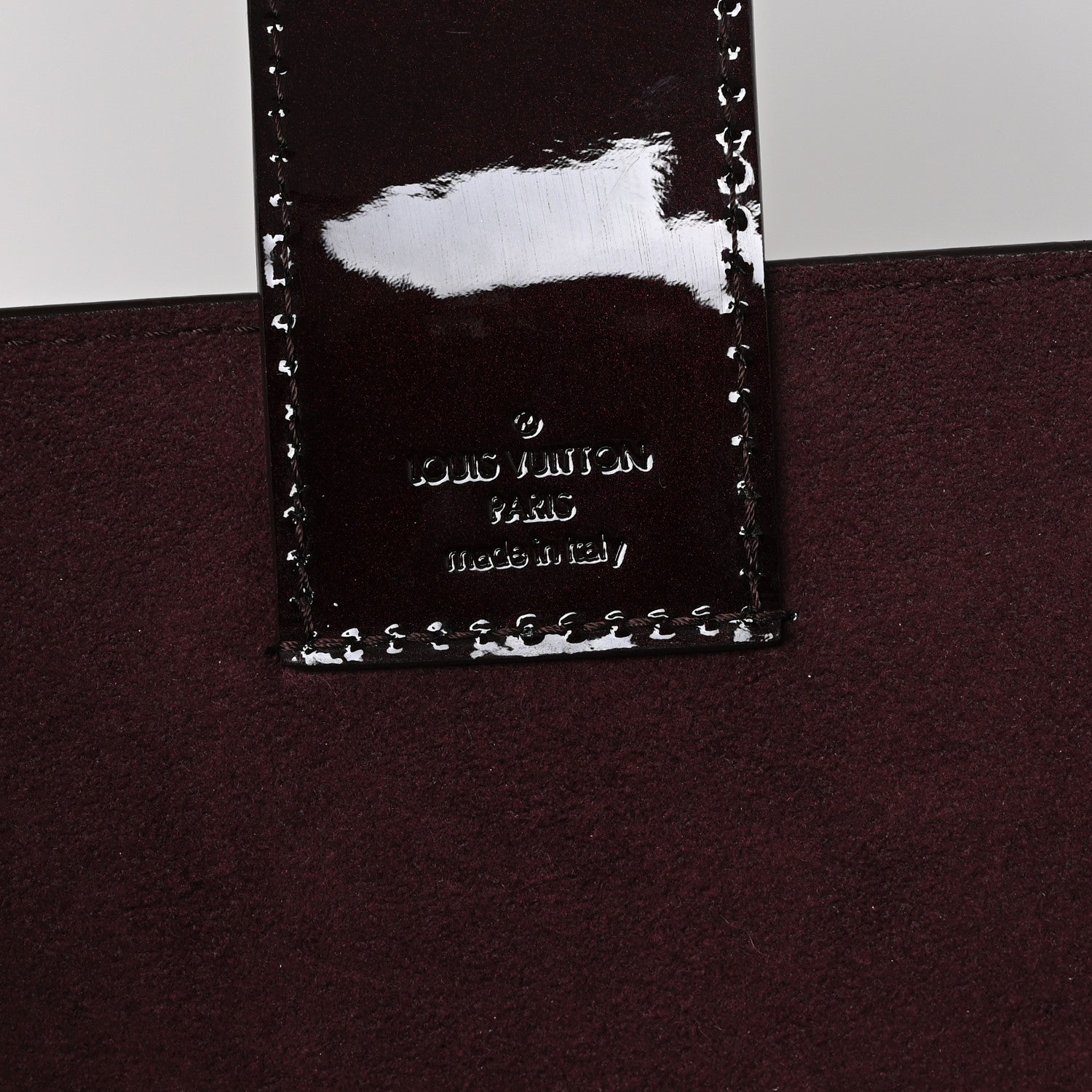 Louis Vuitton Vernis Long Beach MM Amarante