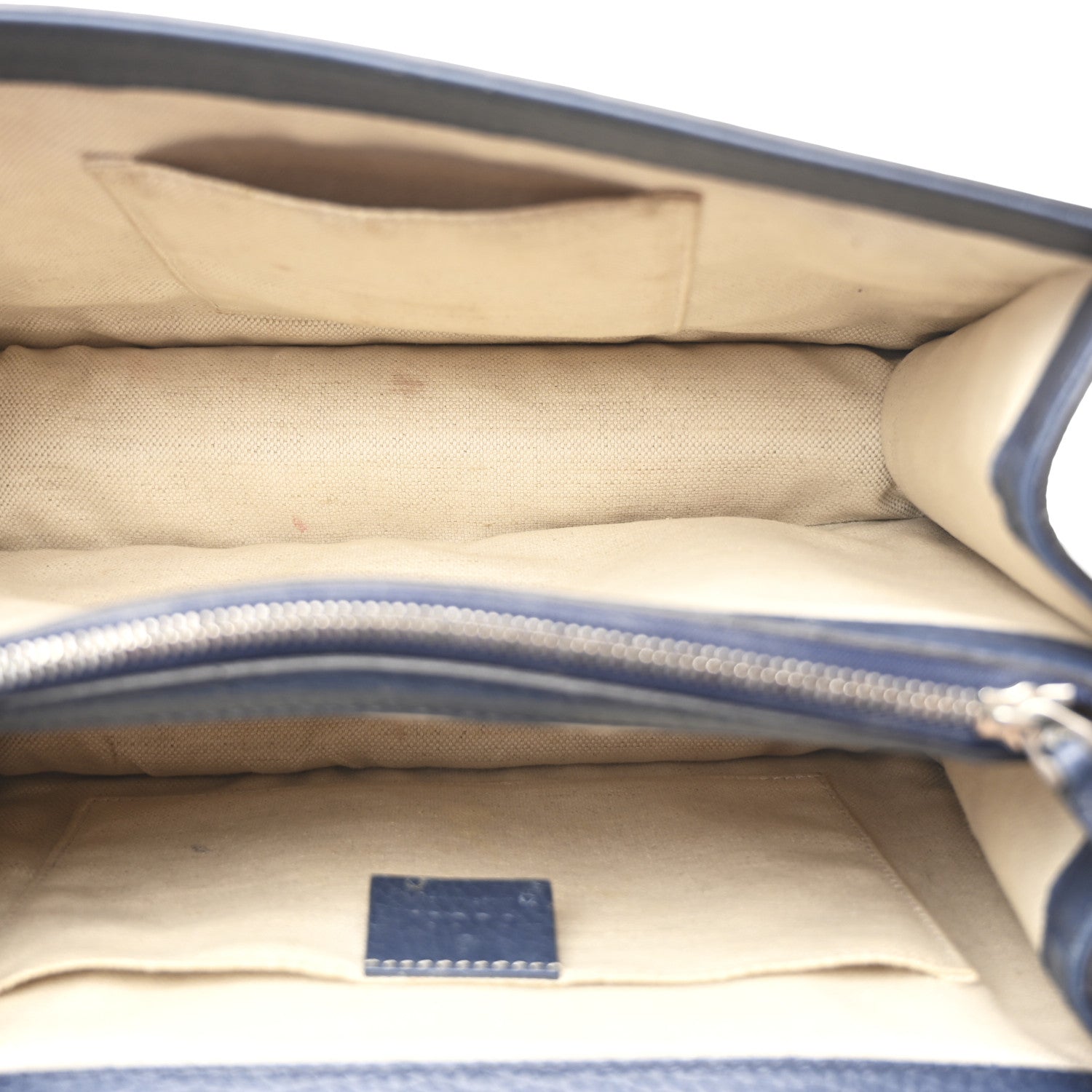 Gucci Dollar Calfskin Crystal Web Medium Dionysus Bamboo Top Handle Bag Blue Agata Montana Sapphire